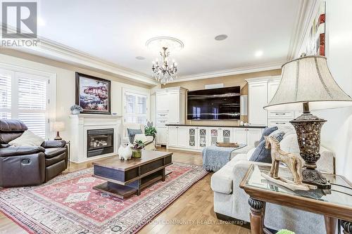 42 O'Shea Crescent, Ajax, ON - Indoor Photo Showing Living Room With Fireplace