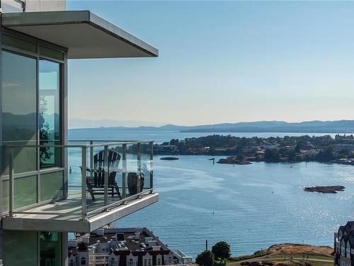 1502-60 Saghalie Rd, Victoria, BC - Outdoor With Body Of Water With View