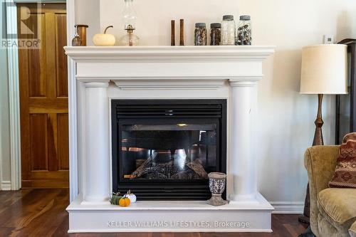 4531 Hamilton Road, Thames Centre (Dorchester), ON - Indoor Photo Showing Living Room With Fireplace