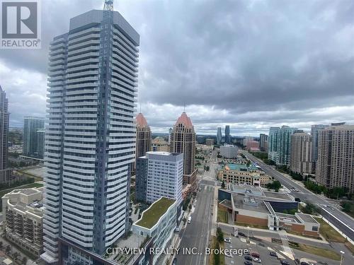 2607 - 510 Curran Place, Mississauga, ON - Outdoor With Facade