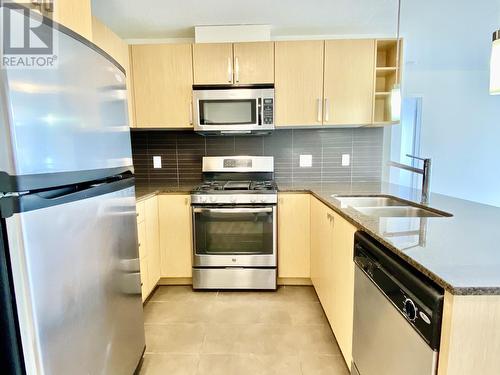 5Xx 9868 Cameron Street, Burnaby, BC - Indoor Photo Showing Kitchen With Double Sink With Upgraded Kitchen