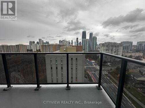 1803 - 202 Burnhamthorpe Road E, Mississauga, ON - Outdoor With Balcony With View