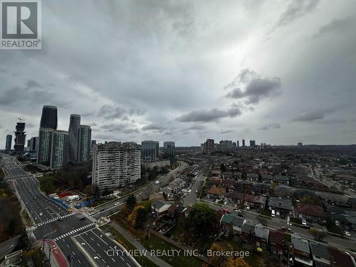 1803 - 202 Burnhamthorpe Road E, Mississauga, ON - Outdoor With View