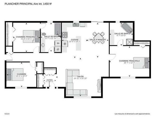 Plan (croquis) - 3630 Route Du Raccordement-Saint-Pierre, Saint-Félix-De-Valois, QC 