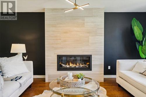 1922 Mapleridge Drive, Peterborough, ON - Indoor Photo Showing Living Room With Fireplace