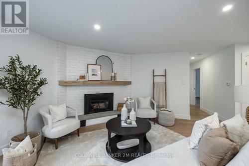 619 Alma Street, Scugog (Port Perry), ON - Indoor Photo Showing Living Room With Fireplace