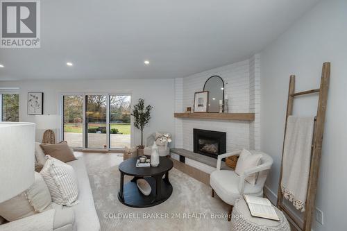 619 Alma Street, Scugog (Port Perry), ON - Indoor Photo Showing Living Room With Fireplace