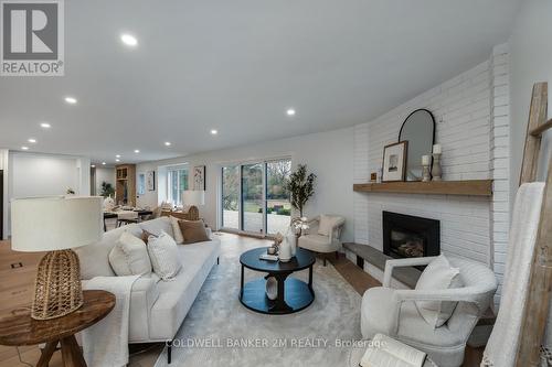 619 Alma Street, Scugog (Port Perry), ON - Indoor Photo Showing Living Room With Fireplace