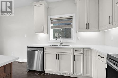 1592 Henrica Avenue, London, ON - Indoor Photo Showing Kitchen With Double Sink With Upgraded Kitchen