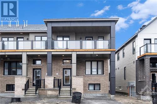 193 Beebalm Crescent, Ottawa, ON - Outdoor With Balcony With Facade