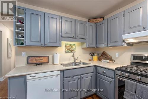 68 Mcnab Street E, Centre Wellington (Elora/Salem), ON - Indoor Photo Showing Kitchen With Double Sink