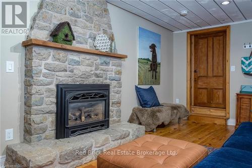 68 Mcnab Street E, Centre Wellington (Elora/Salem), ON - Indoor Photo Showing Living Room With Fireplace