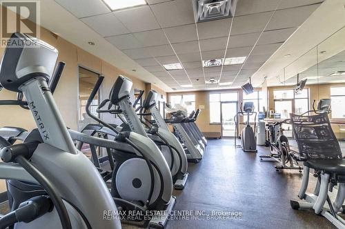 2910 - 4080 Living Arts Drive, Mississauga, ON - Indoor Photo Showing Gym Room