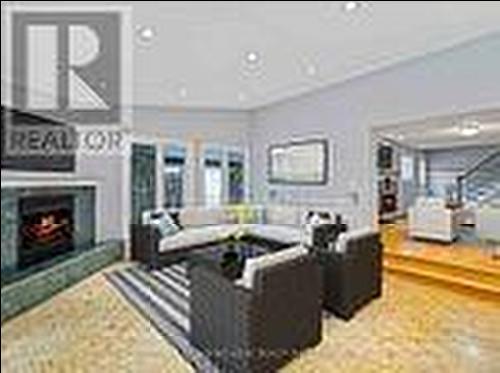 Ground - 62 Rosedale Avenue W, Brampton, ON - Indoor Photo Showing Living Room With Fireplace