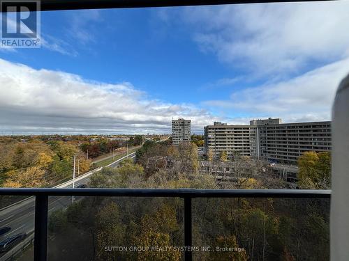 708 - 204 Burnhamthorpe Road E, Mississauga, ON - Outdoor With Balcony With View