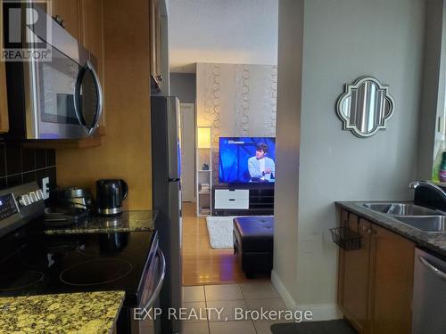 1303 - 80 Absolute Avenue, Mississauga, ON - Indoor Photo Showing Kitchen With Double Sink