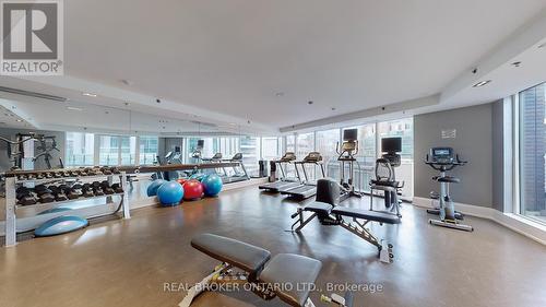 2201 - 88 Davenport Road, Toronto, ON - Indoor Photo Showing Gym Room