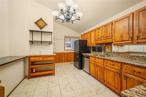 290 Kirkbridge Drive, Winnipeg, MB - Indoor Photo Showing Kitchen With Double Sink