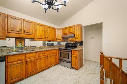 290 Kirkbridge Drive, Winnipeg, MB - Indoor Photo Showing Kitchen With Double Sink