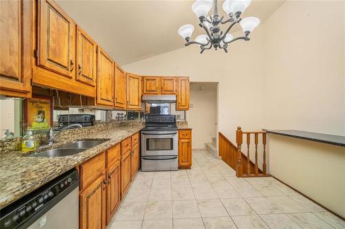 290 Kirkbridge Drive, Winnipeg, MB - Indoor Photo Showing Kitchen With Double Sink