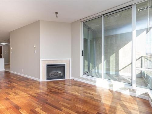 810-160 Wilson St, Victoria, BC - Indoor Photo Showing Other Room With Fireplace