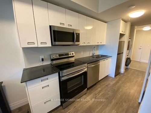 821-652 Princess St, Kingston, ON - Indoor Photo Showing Kitchen With Stainless Steel Kitchen With Double Sink