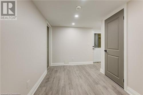 Spare room featuring light hardwood / wood-style flooring - 1100 Union Street Unit# 3, Kitchener, ON - Indoor Photo Showing Other Room