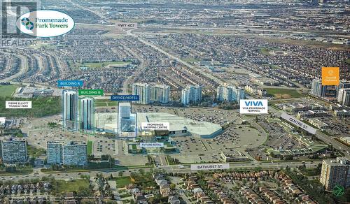 2507 - 50 Upper Mall Way, Vaughan, ON - Outdoor With View