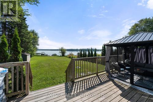 104 Fulsom Crescent, Kawartha Lakes, ON - Outdoor With Body Of Water With Deck Patio Veranda