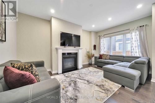 14 Loomis Road, Brampton, ON - Indoor Photo Showing Living Room With Fireplace