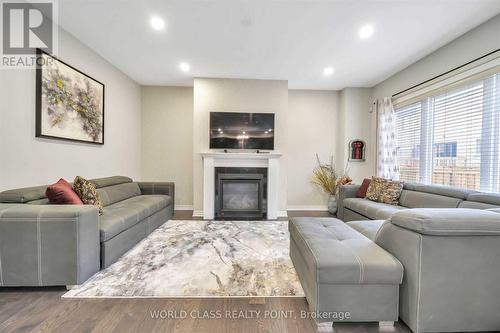 14 Loomis Road, Brampton, ON - Indoor Photo Showing Living Room With Fireplace