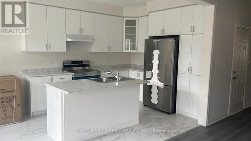 (Upper) - 256 Skinner Road, Hamilton, ON - Indoor Photo Showing Kitchen With Double Sink