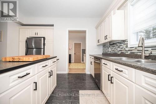 240 Irving Street, Pembroke, ON - Indoor Photo Showing Kitchen With Double Sink