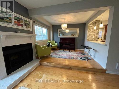 134 - 3050 Orleans Road, Mississauga, ON - Indoor Photo Showing Living Room With Fireplace