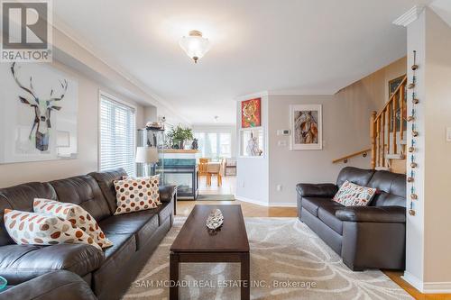 6912 Elliott Parliament Street, Mississauga, ON - Indoor Photo Showing Living Room With Fireplace