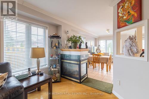 6912 Elliott Parliament Street, Mississauga, ON - Indoor Photo Showing Living Room With Fireplace