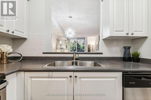 306 - 35 Finch Avenue E, Toronto, ON - Indoor Photo Showing Kitchen With Double Sink