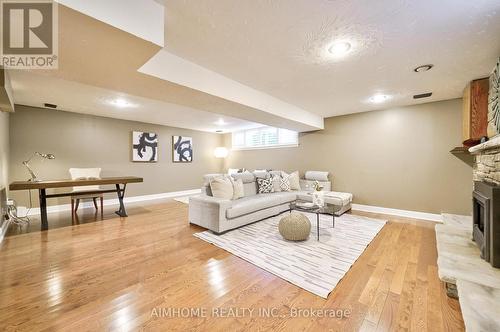 6 Wyndcliff Crescent, Toronto, ON - Indoor Photo Showing Basement With Fireplace