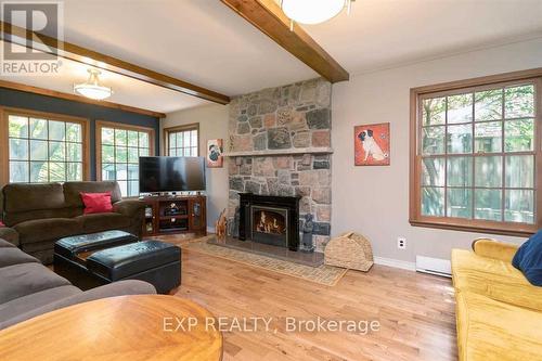 49 First Street, Orangeville, ON - Indoor Photo Showing Living Room With Fireplace