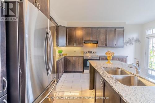 24 Herrick Drive, Brampton, ON - Indoor Photo Showing Kitchen With Stainless Steel Kitchen With Double Sink With Upgraded Kitchen