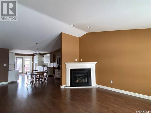 14 Good Spirit Crescent, Yorkton, SK - Indoor Photo Showing Living Room With Fireplace