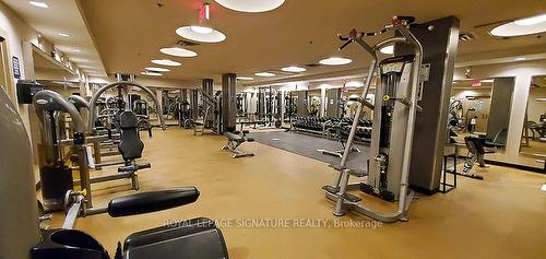 602-80 Absolute Ave, Mississauga, ON - Indoor Photo Showing Gym Room