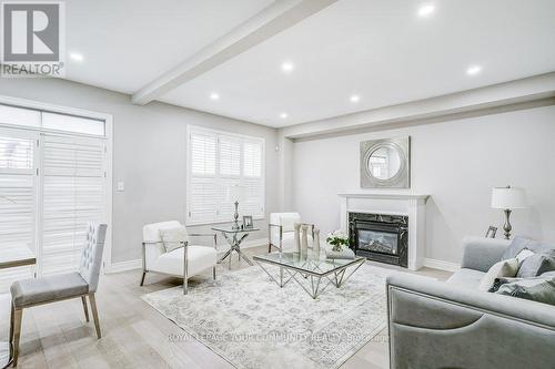 123 Golden Orchard Road, Vaughan, ON - Indoor Photo Showing Living Room With Fireplace