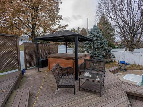 Hot tub - 125 Rue Paul-Gauchery, Trois-Rivières, QC - Outdoor With Deck Patio Veranda