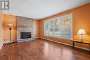 1097 Pelham Road, Pelham (662 - Fonthill), ON  - Indoor Photo Showing Living Room With Fireplace 