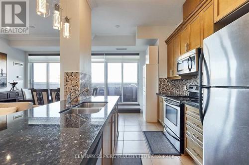 Ph104 - 133 Wynford Drive, Toronto, ON - Indoor Photo Showing Kitchen With Double Sink With Upgraded Kitchen