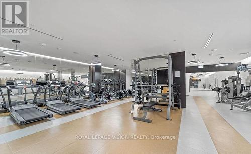 2507 - 2 Sonic Way, Toronto, ON - Indoor Photo Showing Gym Room