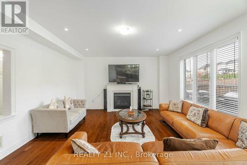 23 Covina Road, Brampton, ON - Indoor Photo Showing Living Room With Fireplace