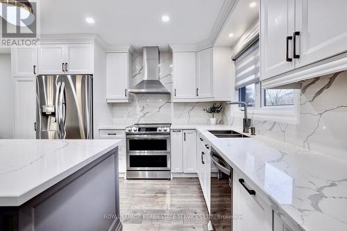 102 Crown Crescent, Bradford West Gwillimbury, ON - Indoor Photo Showing Kitchen With Double Sink With Upgraded Kitchen