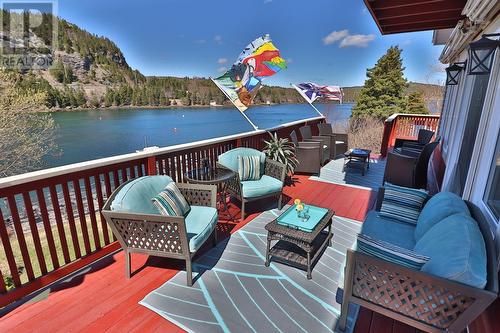 9-13 Chalkers Lane, Avondale, NL - Outdoor With Body Of Water With Deck Patio Veranda With Exterior